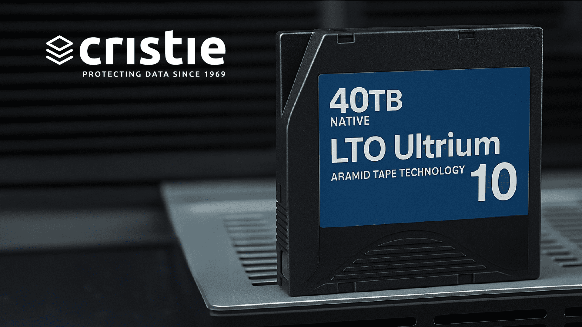 LTO 10 Kapazität dank fortschrittlicher Aramid-Bandtechnologie von 30 TB auf 40 TB native Kapazität gestiegen ist | Cristie Data